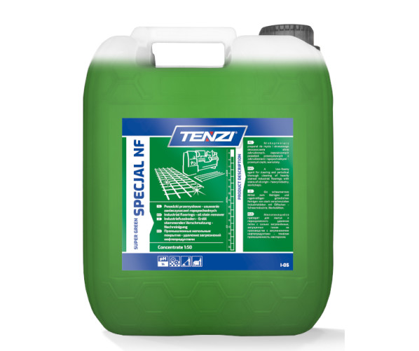 Средство для очистки масляных загрязнений SUPER GREEN SPECJAL NF, 20 L