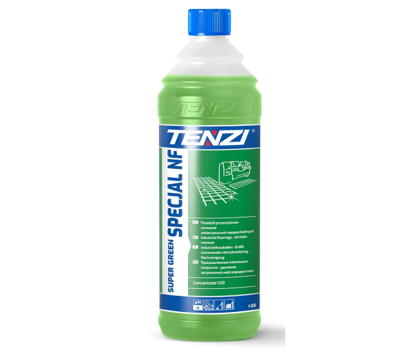 Засіб для очищення масляних забруднень SUPER GREEN SPECJAL NF, 1 L