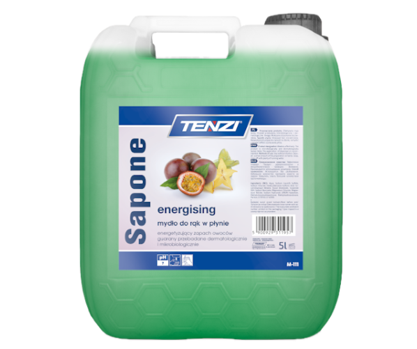 Рідке мило для рук і тіла SAPONE ENERGIZING, 5L