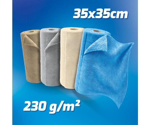 Ультра мягкая микрофибра в рулоне Ultra Soft Microfibre Roll BLUE 35x35cm 20 pc АКСЕССУАРЫ